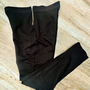 JCrew Gigi Black Zip Dress Jegging in Sz M